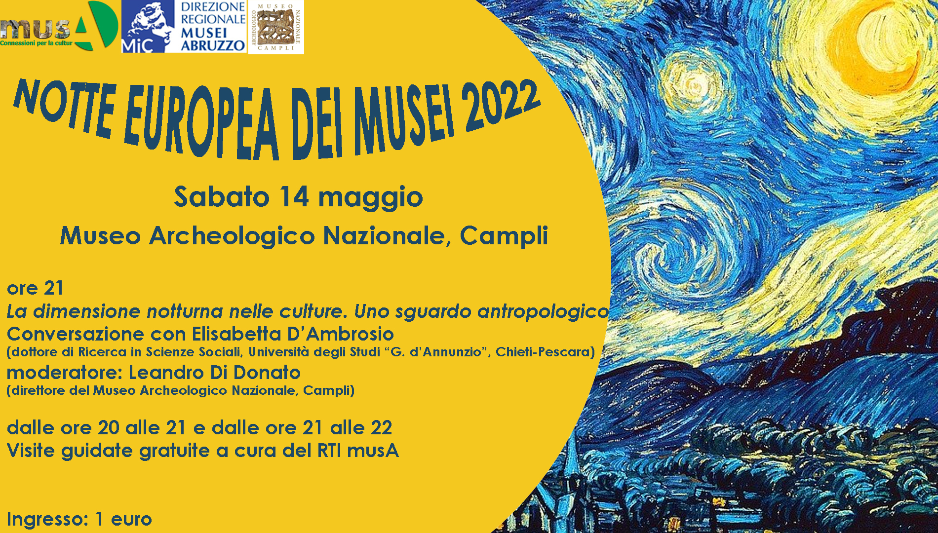 Notte Europea dei Musei - Museo Archeologico Nazionale Campli